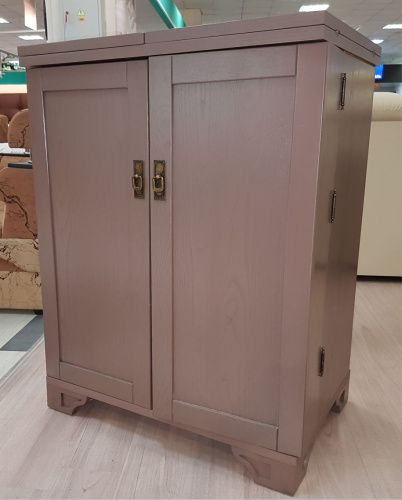 Винный шкаф-консоль со встроенным винным холодильником фото 2